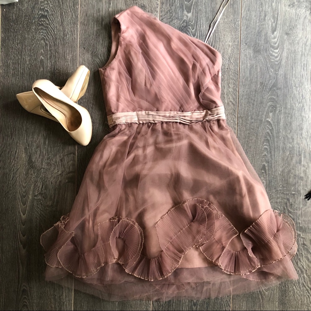 Max and Cleo beautiful blush cocktail dress